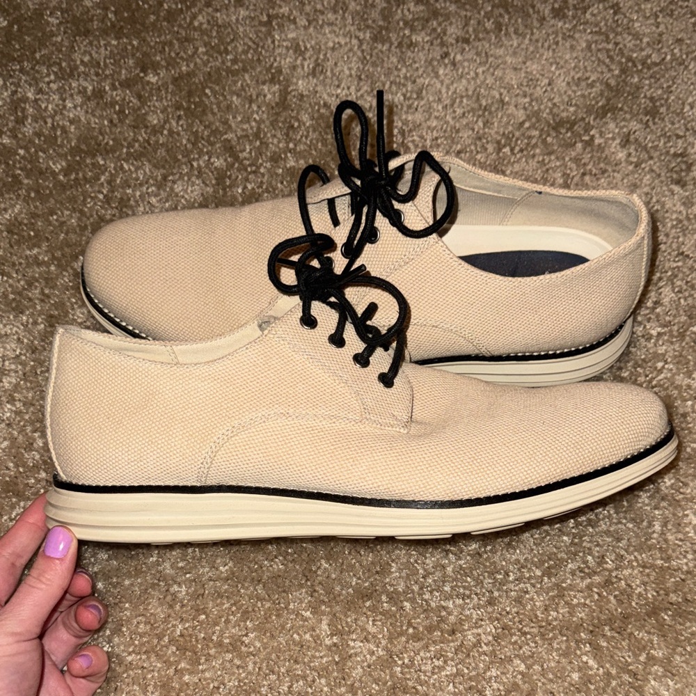 Cole Haan Original Grand Plain Toe Oxford Knit Shoes